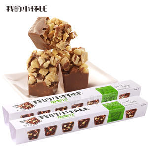 休闲食品招商 我的小杯比七杯凤梨沙巧克力代理  校园休闲零食批发