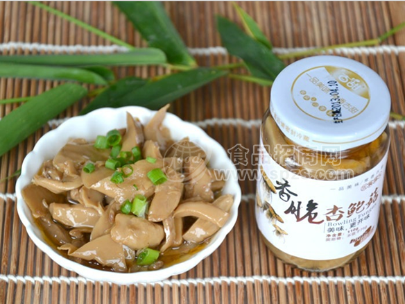 特产古甜佐餐罐头食用菌调味品罐头香脆杏鲍菇