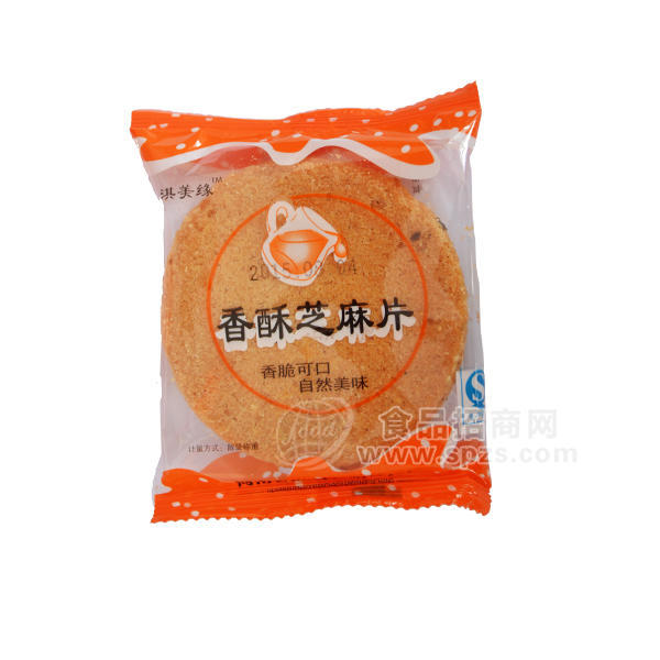 ·淇美缘 香酥芝麻片 糕点 