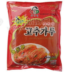 供应小伙子细辣椒粉1kg韩国泡菜辣白菜原料韩式辣椒粉