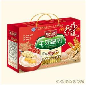 602克牛奶高鈣營養(yǎng)燕麥片禮盒食品