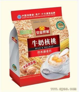 皇麥?zhǔn)兰?688B牛奶核桃麥片