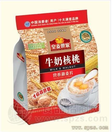 皇麦世家1688B牛奶核桃麦片