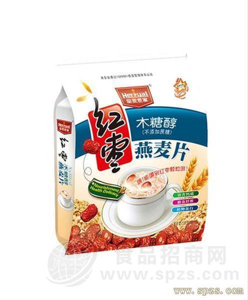 皇麦世家木糖醇红枣麦片