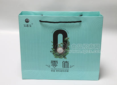 寶蓮寶零值糖禮盒裝手提袋