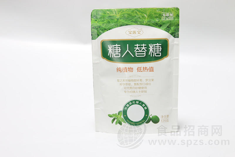 宝莲宝糖人替糖 125g 纯植物 低热值糖