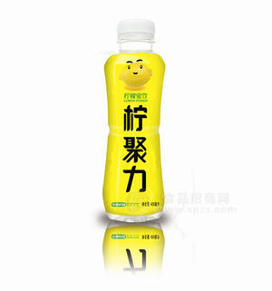 柠聚力塑料瓶饮料420ML
