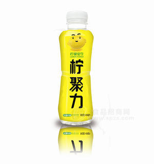 檸聚力塑料瓶飲料420ML