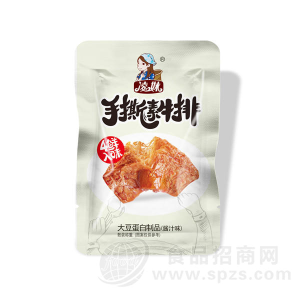 凌妹手撕素牛排 大豆蛋白制品 酱汁味