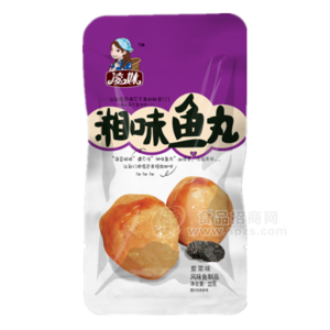 凌妹 湘味鱼丸 风味鱼制品 紫菜味 22g