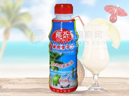 椰薈牌瓶裝椰子汁飲料
