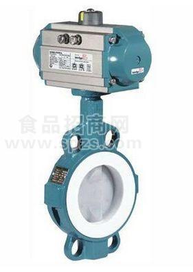 D671F气动衬氟蝶阀