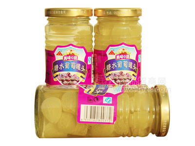 糖水葡萄罐头瓶装248克
