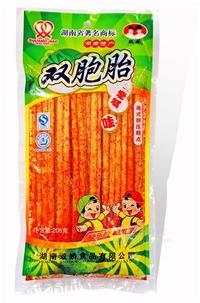 208g雙胞胎 湖南特產(chǎn) 麻辣小食品 干面筋