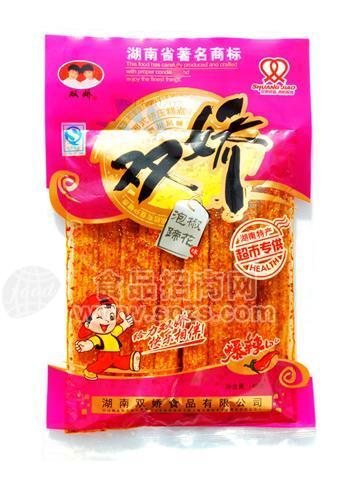 148g泡椒蹄花 香辣風(fēng)味熟食 麻辣特色食品 面筋 湖南麻辣食品