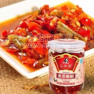 贡菜脆椒218g 辣椒酱，下饭菜