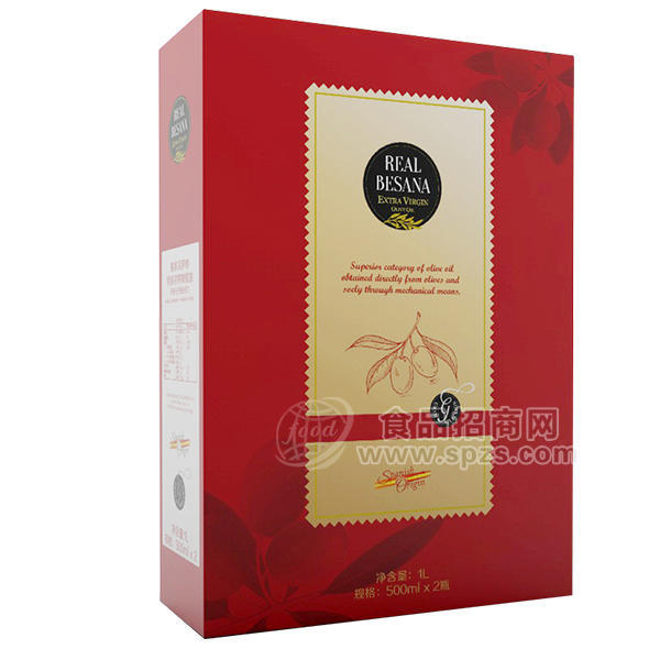 皇家贝萨纳 特级初榨橄榄油 1L