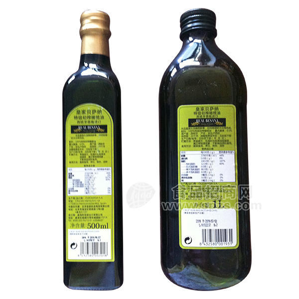 皇家贝萨纳 特级初榨橄榄油500ml 1L