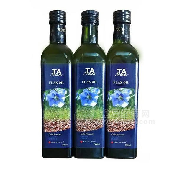 莫兰冷榨亚麻籽油加拿大原瓶进口500ml（高端，健康，进口食用油）