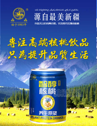 “磊磊智醇核桃露-养生原浆”