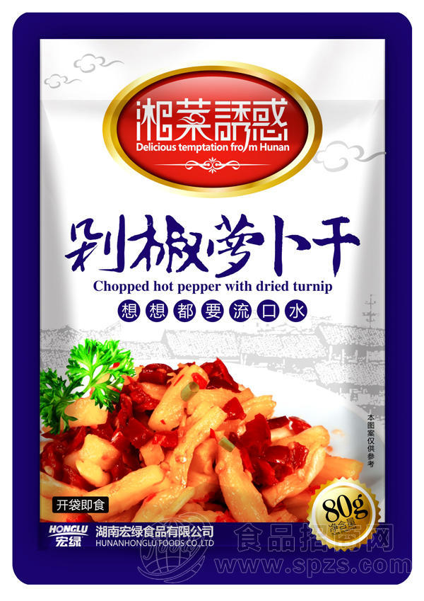 80g剁椒萝卜干