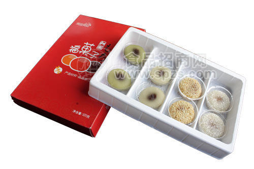 供应厂家批发 休闲食品系列 双鹿时光 日式福菓子 散装麻薯 可混批