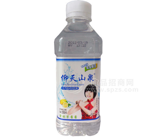 仰天山泉蘇打水350ml