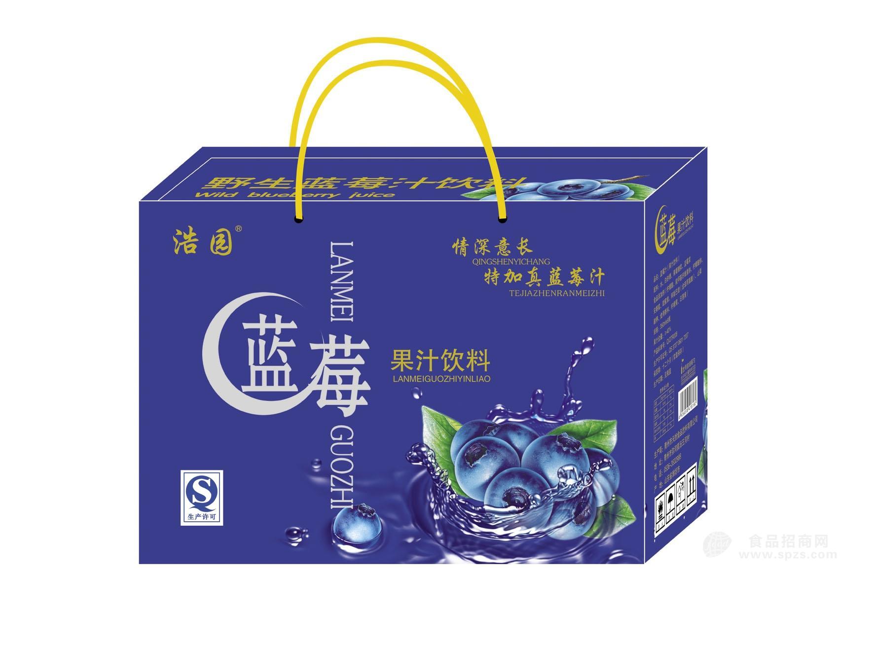 藍(lán)莓果汁飲料禮盒