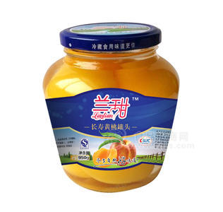 950黄桃水果罐头食品