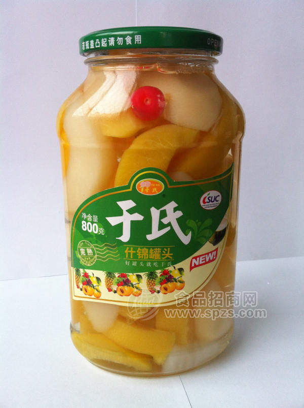 什锦罐头800g