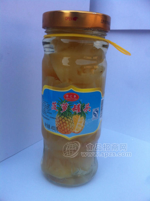 菠萝罐头450g