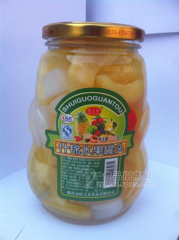 什锦罐头870g