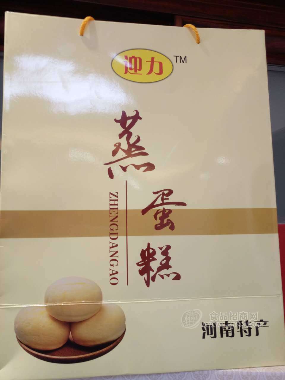 迎力蒸蛋糕手提袋-河南特产