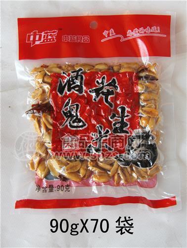 中藍(lán)牌酒鬼花生米  麻辣味90g