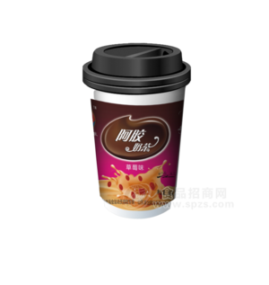 阿胶奶茶 草莓味