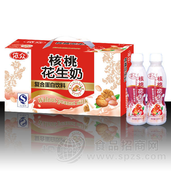 核桃花生奶箱装