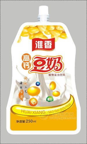 高钙豆奶