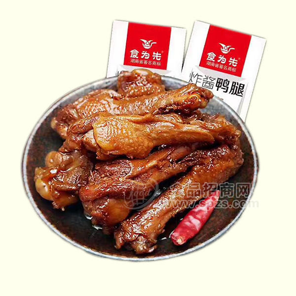 炸酱鸭腿休闲食品 