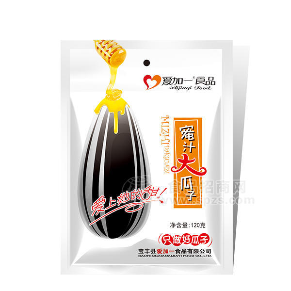 愛(ài)加一食品 蜜汁大瓜子 120g