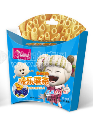 美食大冒险25g唛乐薯条蓝莓味