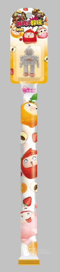 果宝特攻15g长棒棉花糖香橙糖+香橙蛋