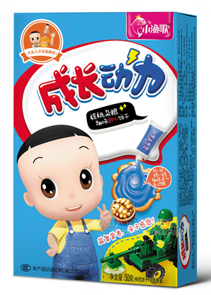 大頭兒子50g成長動力核桃雜糧藍(lán)莓味
