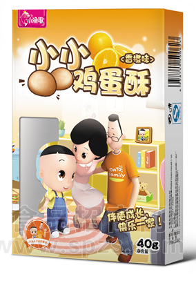 大头儿子40g小小鸡蛋酥香橙味