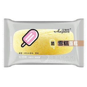 艾维侬红豆味雪糕蛋糕