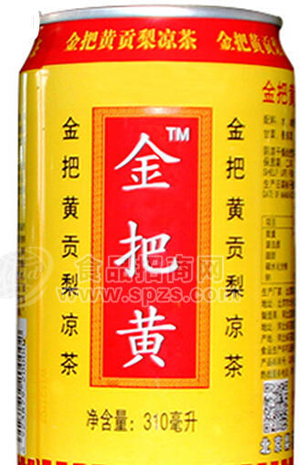 金把黃黃貢梨涼茶310mL