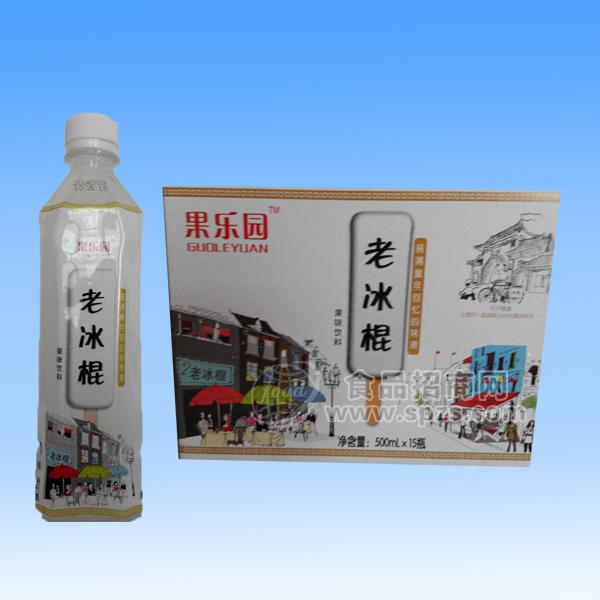 ·果乐园 老冰棍500ml*15瓶 