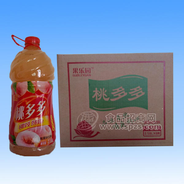 ·果乐园 桃多多2.58L*6瓶 