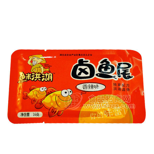 鱼米洪湖卤鱼尾香辣味16g