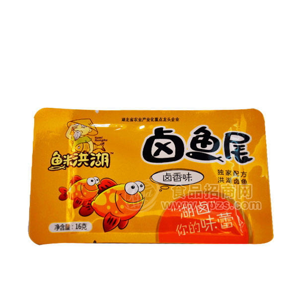 鱼米洪湖卤鱼尾卤香味16g