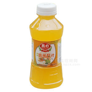真心 鲜榨哈密瓜汁果汁饮料450ml